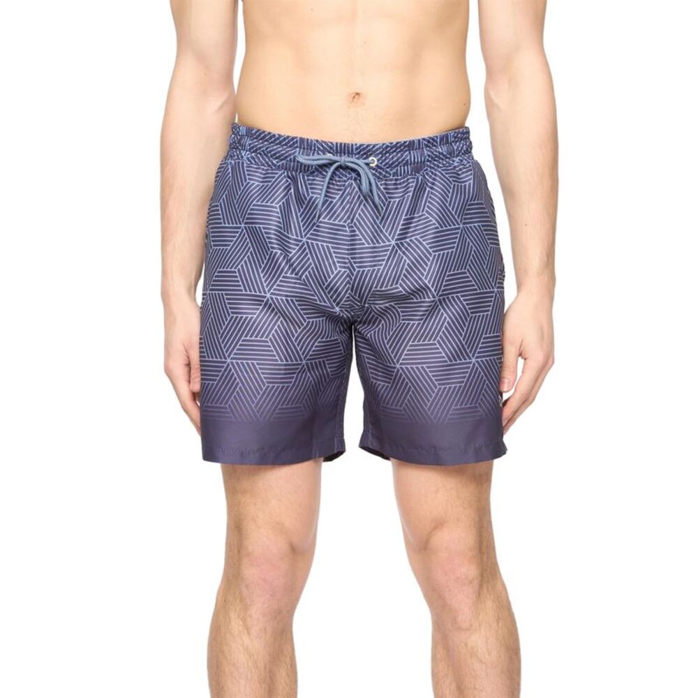 Crosshatch Mens Layotta Swim Shorts / Navy